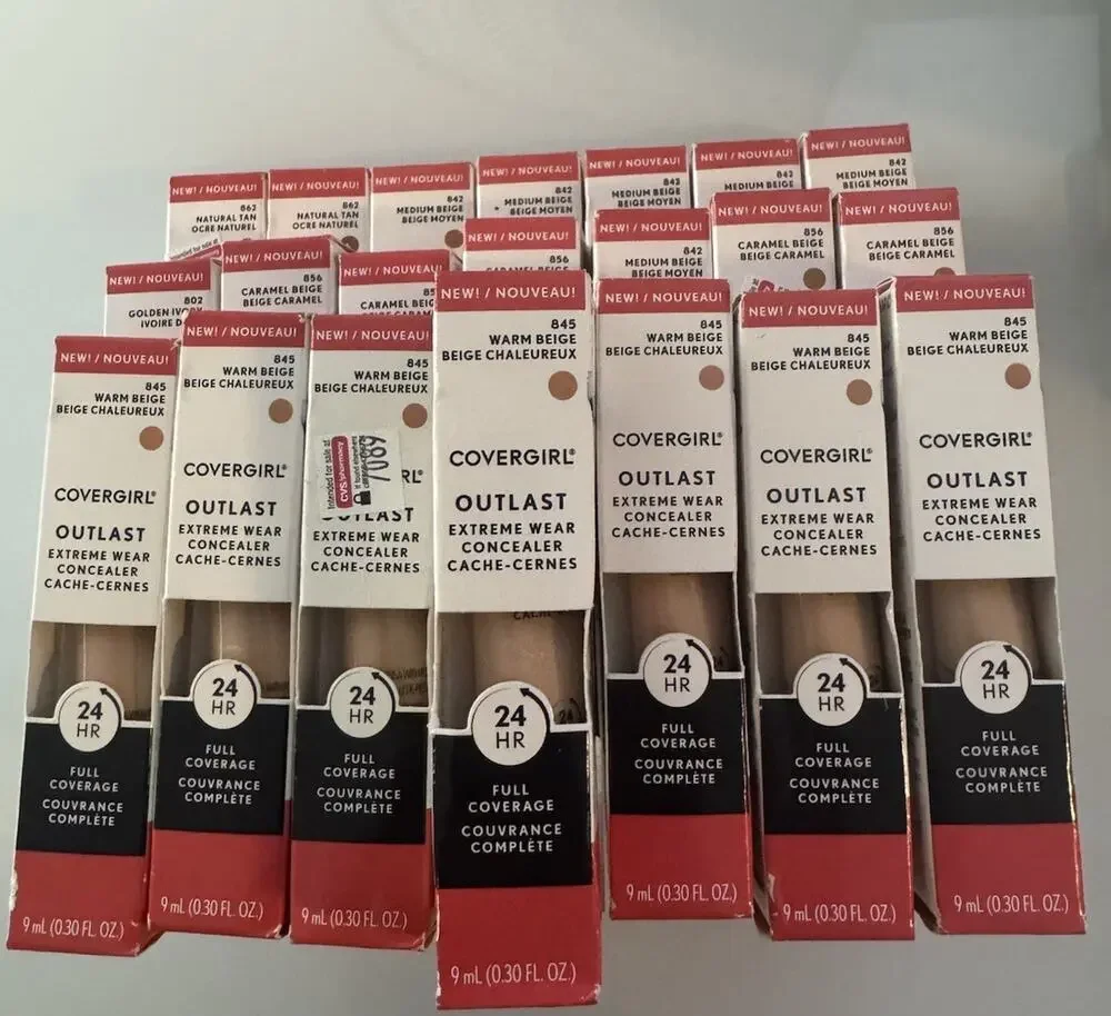 CoverGirl Outlast Extreme Wear Concealer Lot of 22 Mixed Shades New Sealed